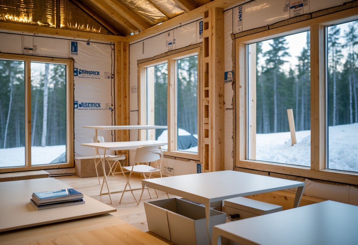 Praktiske løsninger til vinterbyggeri og pladsbesparende møbler